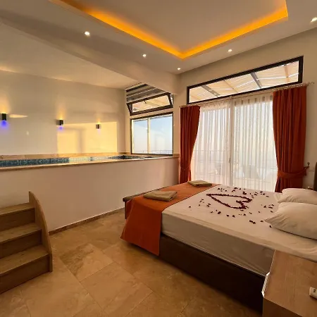 With Sea View And Pool For 2 People In Antalya, - Awz 114 Willa